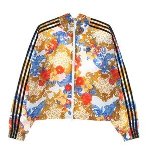Adidas HER Women's Studio London Floral Jacket - Multicolor NWOT Rare